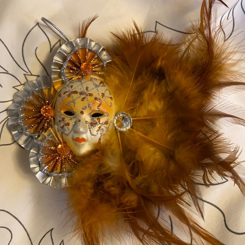 Theater Mask Ornament/Magnet